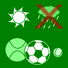 balls: play when dry weather